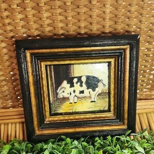 Seasons Of Cannon Falls Framed Pig Print Artist Pierre Deux French Country